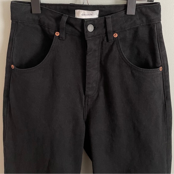 Decade Studio Kit Barrel Leg Trouser, Black, size 28 - Picture 4 of 9